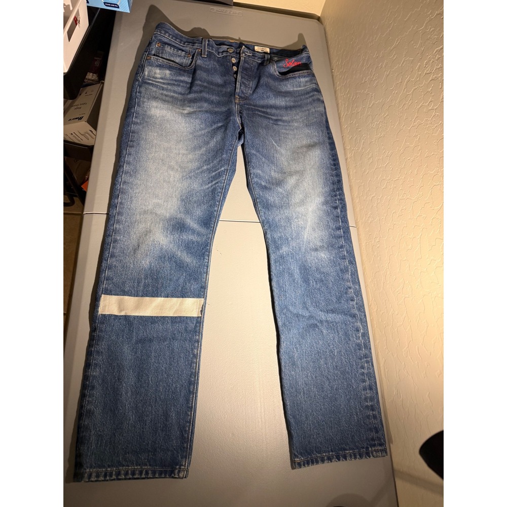 Levis 501 150th Anniversary‎ Edition Custom Jeans Blue Denim 32x32 Mens